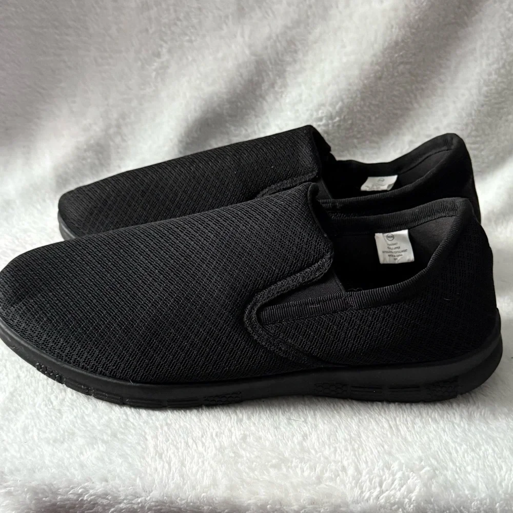 US Sports Comfort Men's Black Slip-On Shoes Size‎ 10 Loafers